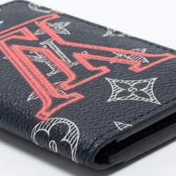 Pre Owned Louis Vuitton Monogram Ink Upside Down Canvas Pocket Organizer