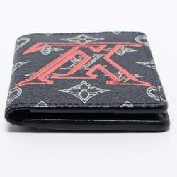 Pre Owned Louis Vuitton Monogram Ink Upside Down Canvas Pocket Organizer