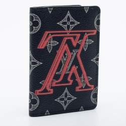 Pre Owned Louis Vuitton Monogram Ink Upside Down Canvas Pocket Organizer