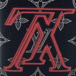 Pre Owned Louis Vuitton Monogram Ink Upside Down Canvas Pocket Organizer