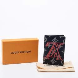 Pre Owned Louis Vuitton Monogram Ink Upside Down Canvas Pocket Organizer