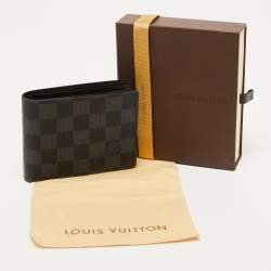 Pre Owned Louis Vuitton Damier Graphite Canvas Slender Wallet