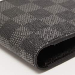 Pre Owned Louis Vuitton Damier Graphite Canvas Slender Wallet