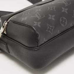 Louis Vuitton Black Monogram Eclipse Canvas and Taiga Leather Outdoor Messenger Bag