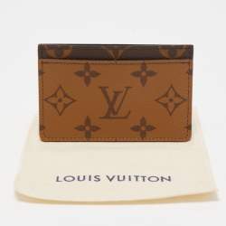 Louis Vuitton Monogram Reverse Canvas Card Holder
