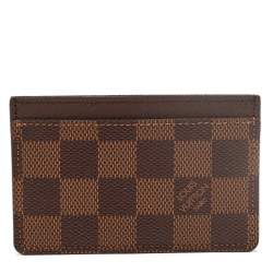 Louis Vuitton Damier Ebene Canvas Card Holder
