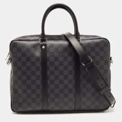 Louis Vuitton Men Porte-Document Voyage N41125 Business bag Damier