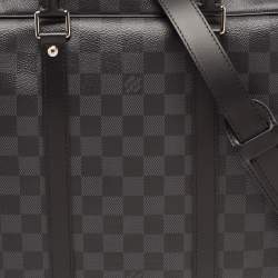 مملوكة مسبقًا Louis Vuitton Damier Graphite Canvas Porte-Documents Voyage PM Bag