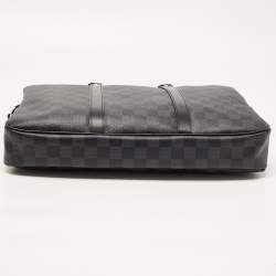 مملوكة مسبقًا Louis Vuitton Damier Graphite Canvas Porte-Documents Voyage PM Bag
