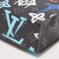 Pre Owned Louis Vuitton Graffiti Monogram Eclipse Canvas Pochette Voyage MM