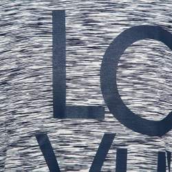 Louis Vuitton Blue Blown Up Print Jersey Galaxy T-Shirt L