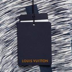 Louis Vuitton Blue Blown Up Print Jersey Galaxy T-Shirt L