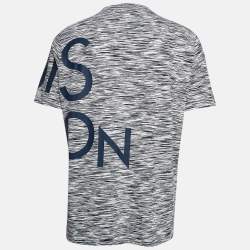 Louis Vuitton Blue Blown Up Print Jersey Galaxy T-Shirt L
