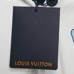 Louis Vuitton White LVSE Print Cotton Short Sleeve Shirt XL