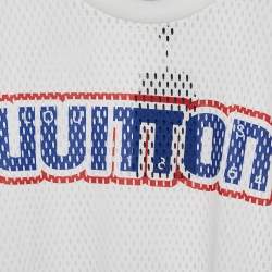 Louis Vuitton White LV Graphic Mesh Long Sleeve T-Shirt XL