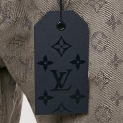 Louis Vuitton Grey Monogram Denim Slim Jeans M Waist 38"