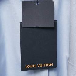 Louis Vuitton Light Blue Cotton Button Front Shirt S