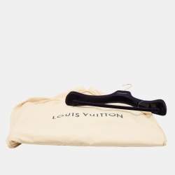 Louis Vuitton Navy Blue Wool Felt Double-Face Monogram Coat XL