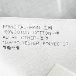 مملوكة مسبقًا Louis Vuitton Blue Damier Pacific Cotton Short Sleeve Shirt 4L