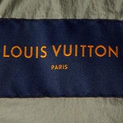 Louis Vuitton Brown & Grey Organza Layered Jacket S