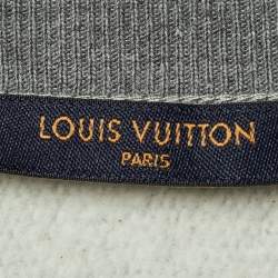 Louis Vuitton x Nigo Grey Heart Print Cotton Knit Sweatshirt L