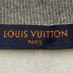 Louis Vuitton x Nigo Grey Logo Print Cotton Sweatshirt XXL 