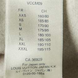Louis Vuitton x Nigo Grey Logo Print Cotton Sweatshirt XXL 