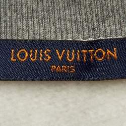 Louis Vuitton x Nigo Grey Logo Print Cotton Sweatshirt L