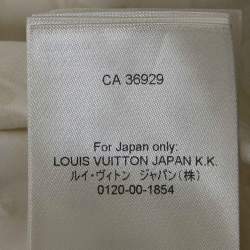Louis Vuitton White Logo Monogram Printed Cotton Button Front Shirt L