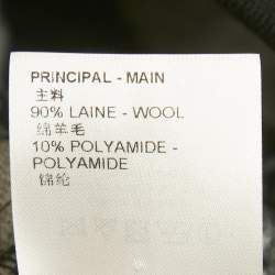 Pre Owned Louis Vuitton Black Cartoon Print Terry Wool Shorts L