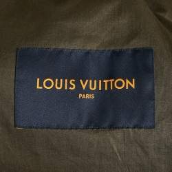 Pre Owned Louis Vuitton Brown Monogram Coated Canva Admiral Jacket L