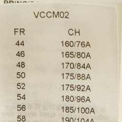 مملوكة مسبقًا Louis Vuitton White/Grey Felt and Leather AS Patch Varsity Blouson XL