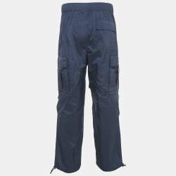 مملوكة مسبقًا بنطلون كارجو لوي فيتون نايلون أزرق كحلي مقاس صغير - سمول - الخصر 32" 