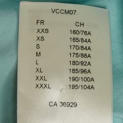 Pre Owned Louis Vuitton Blue LV Print Cotton Short Sleeve Shirt XL