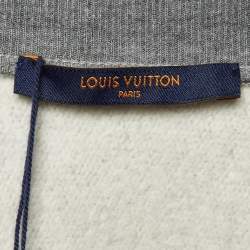 Pre Owned Louis Vuitton x Nigo Grey Heart Print Cotton Crew Neck Sweatshirt XL