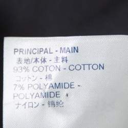 Pre Owned Louis Vuitton Black Logo Intarsia Rib Knit Collar Detail Crewneck T Shirt XXL