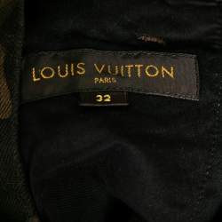 Louis Vuitton x Supreme Green Camo Print Denim Overalls XXS