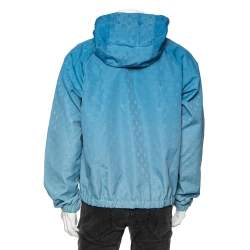 Louis Vuitton Blue Sky Printed Synthetic Hooded Jacket XXL