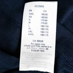 Louis Vuitton Navy Blue Cotton Knit Pocket Detail Polo T-Shirt 4XL