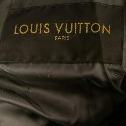 Louis Vuitton X Supreme Red Monogrammed Leather Bomber Jacket M