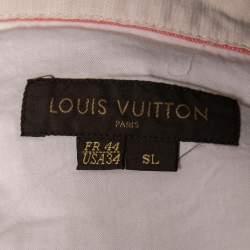 Pre Owned Louis Vuitton Peach Denim Jeans XL