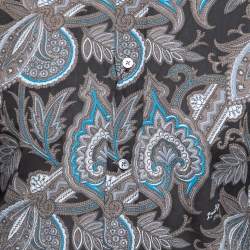 Louis Vuitton Blue Paisley Print Cotton Full Sleeves Button Front Shirt L