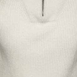 Louis Vuitton Cream Wool & Cashmere Turtleneck Sweater M