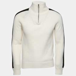 Louis Vuitton Cream Wool & Cashmere Turtleneck Sweater M
