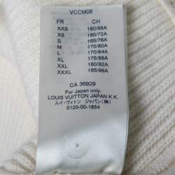 Louis Vuitton Cream Wool & Cashmere Turtleneck Sweater M