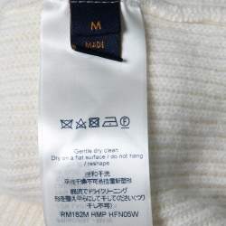 Louis Vuitton Cream Wool & Cashmere Turtleneck Sweater M