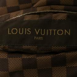 مملوكة مسبقًا Louis Vuitton Brown Damier Ebene Synthetic Reversible & Convertible Jacket XL