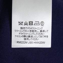 Louis Vuitton Blue Graphic Logo Print Cotton T-Shirt XL