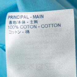 Louis Vuitton Sky Blue Pocket Detail Button Front Shirt XL