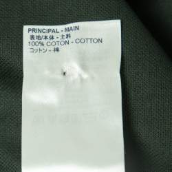Louis Vuitton Green Cotton Polo T Shirt XS